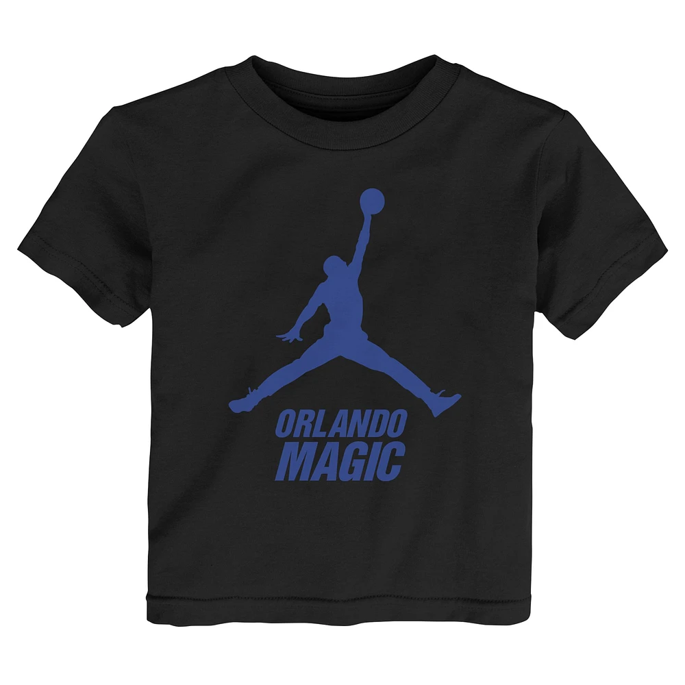 Toddler Jordan Brand Black Orlando Magic Essential Jumpman T-Shirt