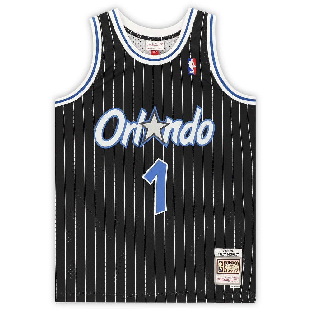 Tracy McGrady Orlando Magic Autographed Black 2003 Mitchell & Ness Swingman Jersey