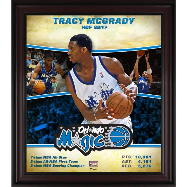 Tracy McGrady Orlando Magic Unsigned Two Handed Dunk Photograph