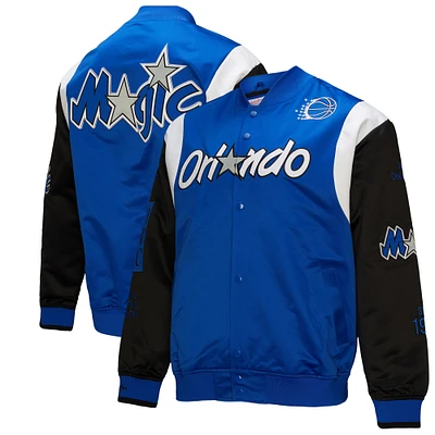 Unisex Mitchell & Ness Blue Orlando Magic Vintage Team Origins Satin Full-Snap Jacket