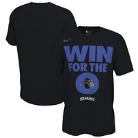 T-shirt Nike noir unisexe Orlando Magic Playoffs NBA 2025 avec inscription « On-Court Mantra »