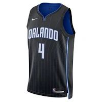 Maillot unisexe Nike Jalen Suggs Orlando Magic Swingman noir - Édition Icon