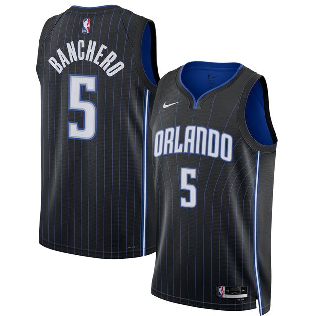 Unisexe Nike Paolo Banchero Noir Orlando Magic 2022 NBA Draft First Round Pick Swingman Jersey - Icon Edition