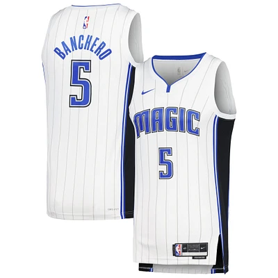 Maillot Nike Paolo Banchero Swingman Orlando Magic blanc unisexe - Édition Association