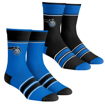 Orlando Magic Rock Em Socks Unisex Multi-Stripe 2-Pack Team Crew Sock Set