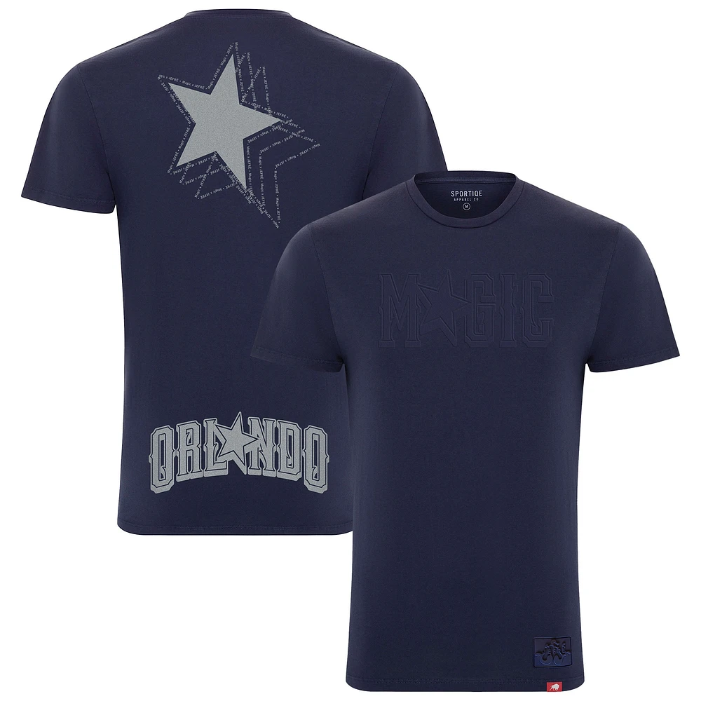 T-shirt unisexe Sportiqe Heather Navy Orlando Magic x JEFRE 2023/24 City Edition Bingham