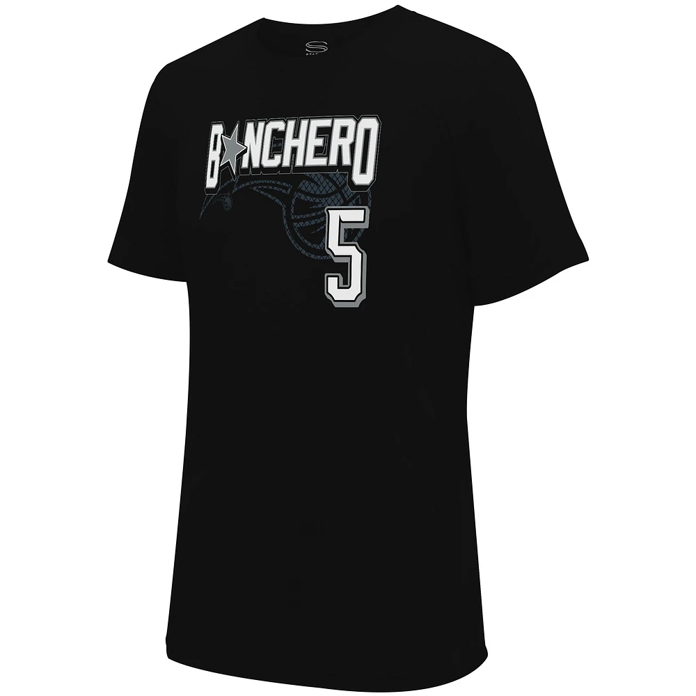 T-shirt unisexe Stadium Essentials Paolo Banchero noir Orlando Magic 2023/24 City Edition Player