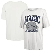 Women's '47  White Orlando Magic City Edition Down Court Sadie T-Shirt