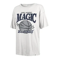 Women's '47  White Orlando Magic City Edition Down Court Sadie T-Shirt