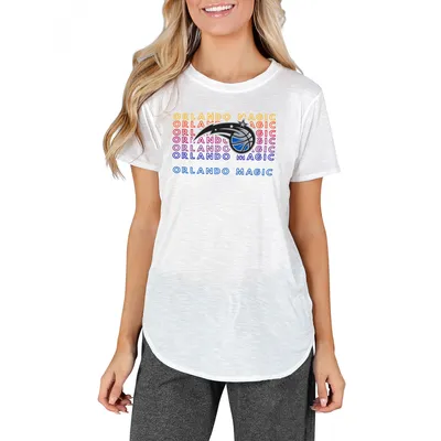 Orlando Magic Concepts Sport Women's Gable Knit T-Shirt - White
