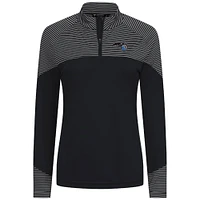 Haut à glissière quart de tour noir rayures classiques Orlando Magic pour femme Levelwear