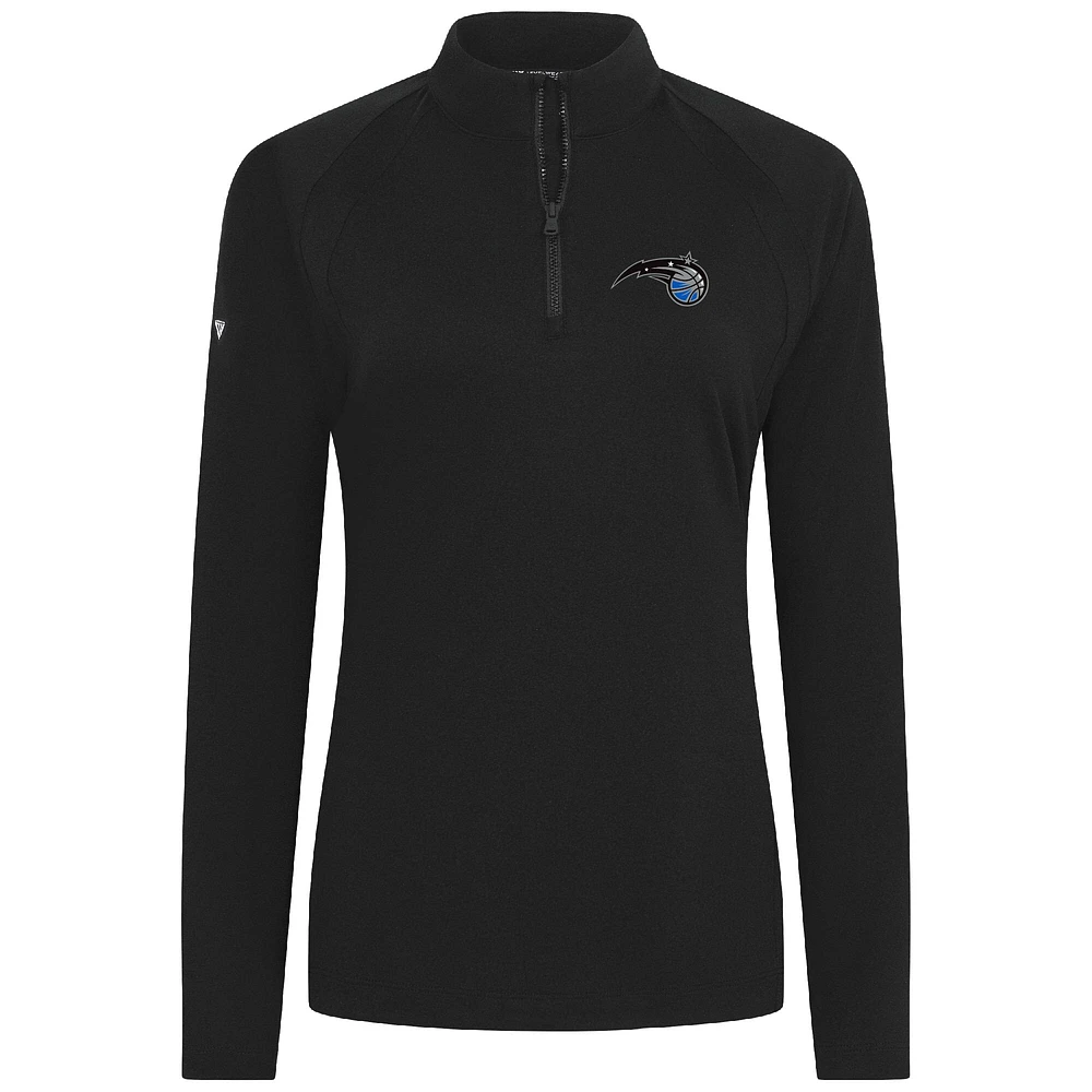Haut noir à fermeture éclair quart de tour Orlando Magic Flex Insignia 2.0 pour femme Levelwear