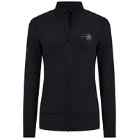 Women's Levelwear Black Orlando Magic Shine Full-Zip Jacket
