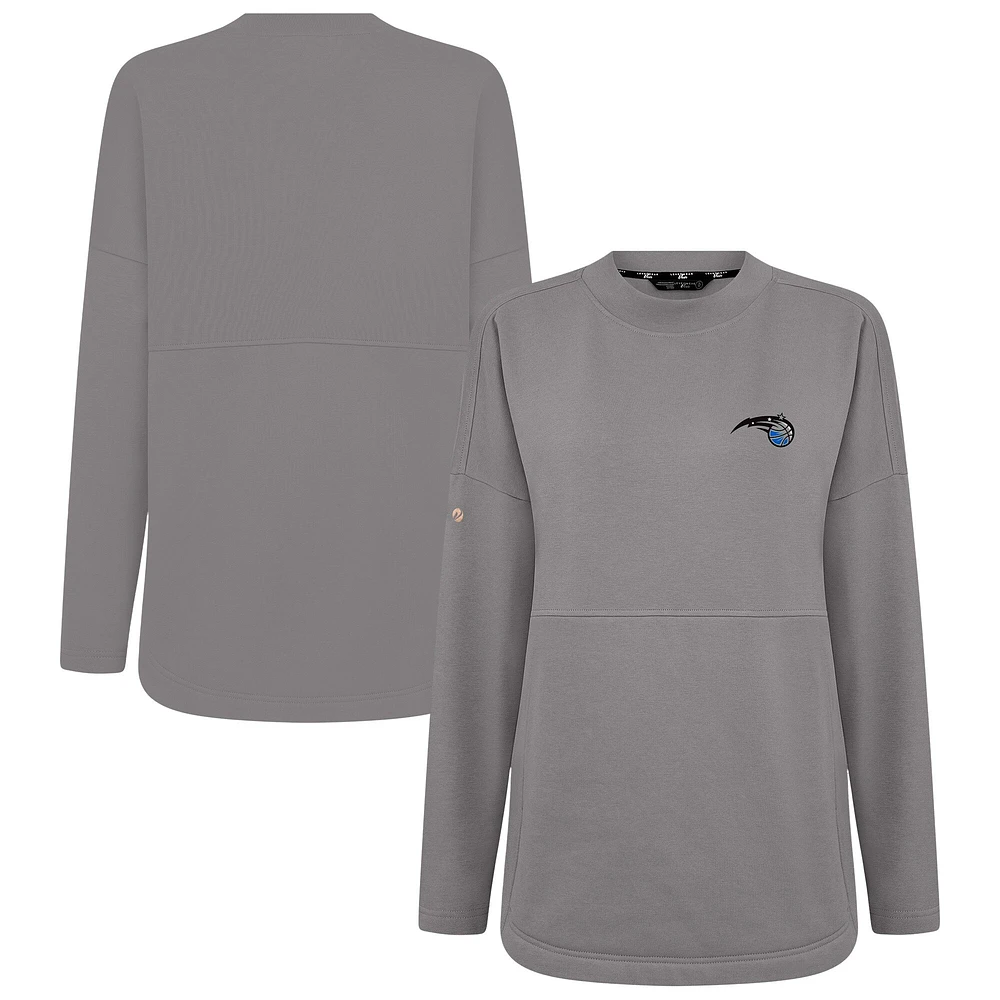 Sweat-shirt gris Beaudry pour femme, modèle Levelwear, des Orlando Magic