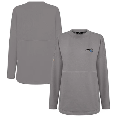 Sweat-shirt gris Beaudry pour femme, modèle Levelwear, des Orlando Magic
