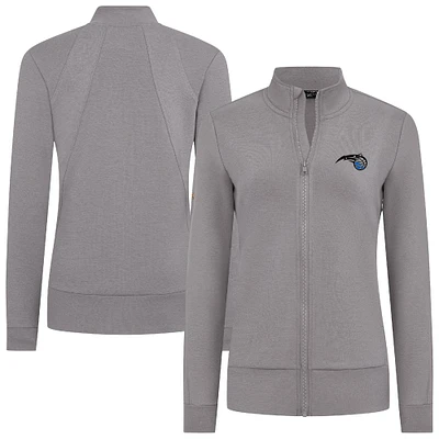 Veste zippée intégrale grise Orlando Magic Shine pour femme Levelwear