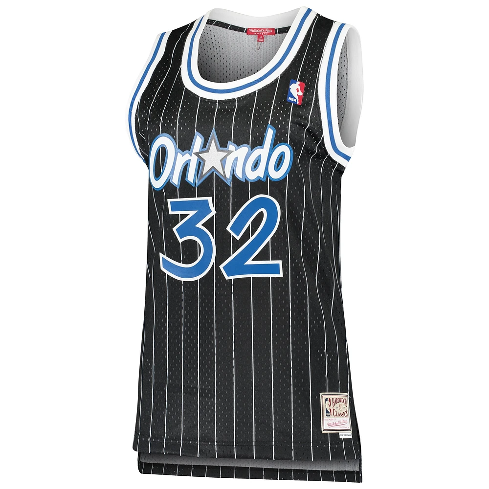 Maillot Swingman Mitchell & Ness Shaquille O'Neal Orlando Magic 1995/96 Hardwood Classics noir pour femme