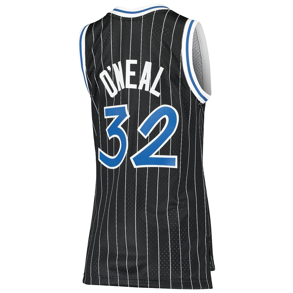 Maillot Swingman Mitchell & Ness Shaquille O'Neal Orlando Magic 1995/96 Hardwood Classics noir pour femme