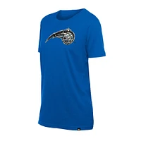 Women's New Era Blue Orlando Magic Glam Game Flower T-Shirt