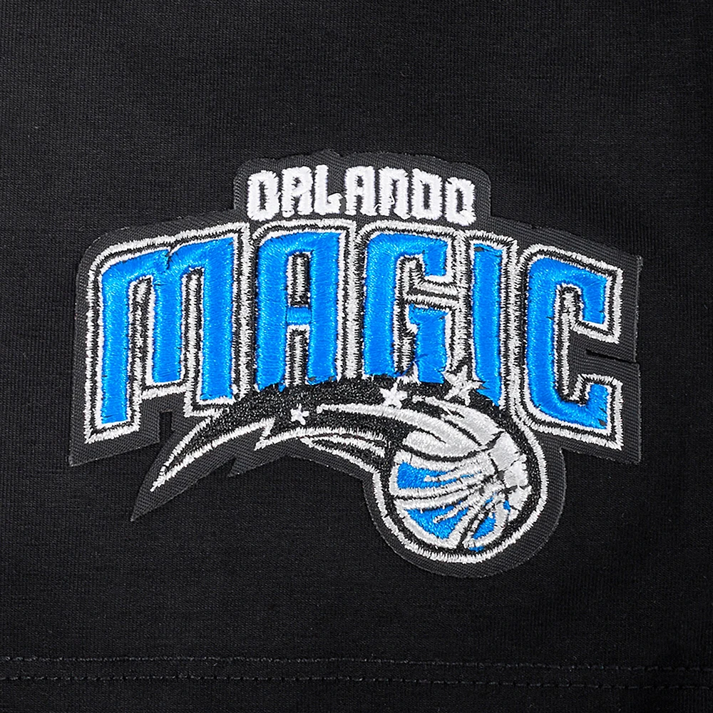 T-shirt court et boxy noir Orlando Magic Jewels Pro Standard pour femme