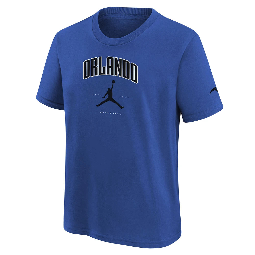 Youth Jordan Brand Blue Orlando Magic Essential Cities T-Shirt
