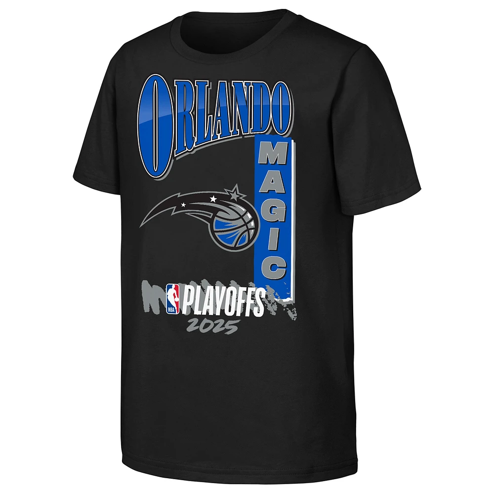 T-shirt noir Hype pour jeunes Orlando Magic, Playoffs NBA 2025