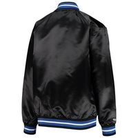 Youth Mitchell & Ness Black Orlando Magic Hardwood Classics Satin Raglan Full-Snap Jacket