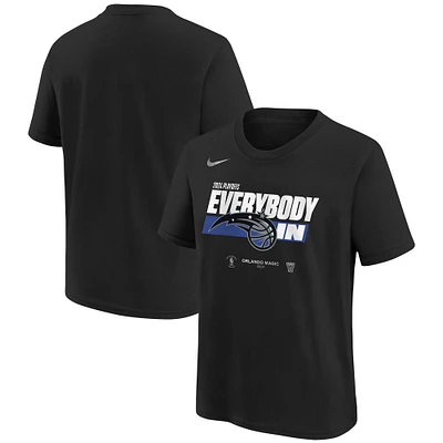 Youth Nike  Black Orlando Magic 2024 NBA Playoffs Mantra T-Shirt