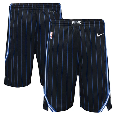 Short Nike Orlando Magic Swingman Performance noir pour jeune – Édition Icon