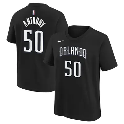 Cole Anthony Orlando Magic Nike Youth 2022/23 City Edition Name & Number T-Shirt - Black