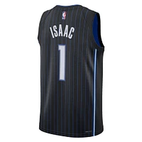 Youth Nike Jonathan Isaac Black Orlando Magic Swingman Jersey - Icon Edition