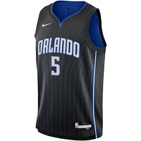 Youth Nike Paolo Banchero Black Orlando Magic Swingman Jersey - Icon Edition