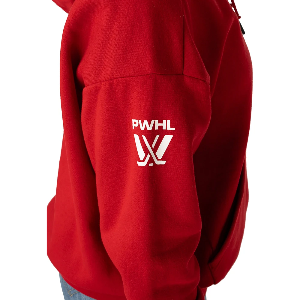 Women's  Red Ottawa Charge Ultimate Pullover Hoodie