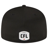 Men's New Era  Black Ottawa Redblacks Sideline 59FIFTY Fitted Hat