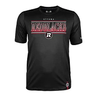 Men's New Era Black Ottawa Redblacks Sideline Performance T-Shirt