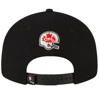 Men's New Era Black Ottawa Redblacks Turf Traditions - 9FIFTY Established Snapback Hat