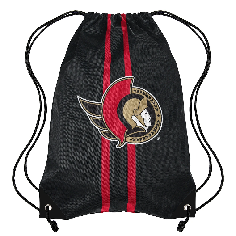 FOCO Ottawa Senators Team Stripe - Drawstring Backpack