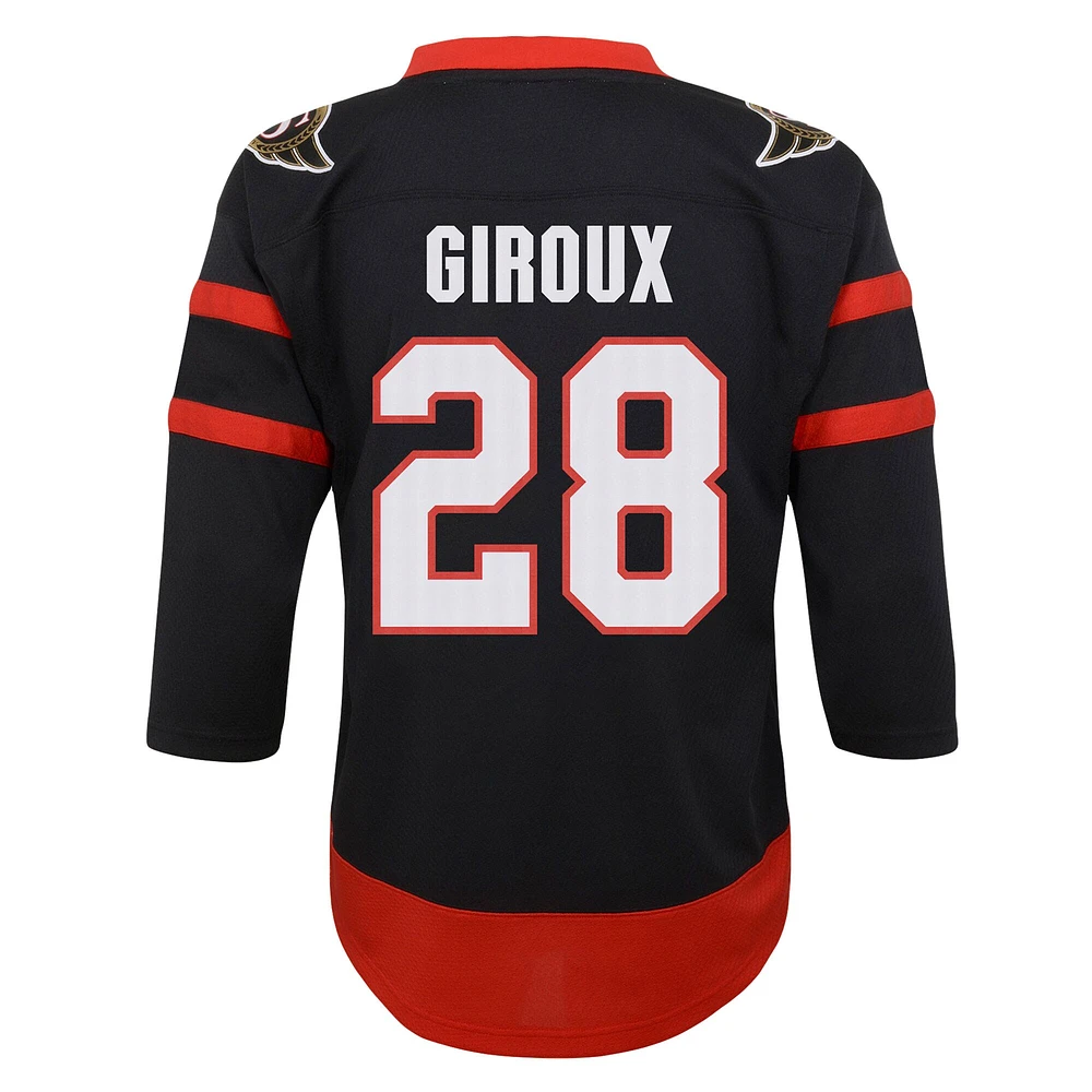 Infant Claude Giroux Black Ottawa Senators 2020-21 Home Replica Player - Jersey