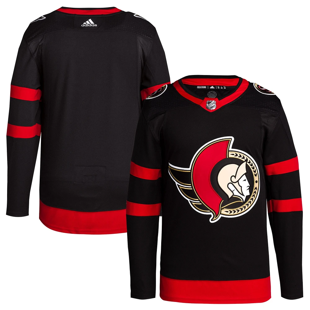 Men's adidas Black Ottawa Senators Home Primegreen Authentic Jersey