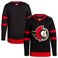 Maillot adidas noir Ottawa Senators Home Primegreen authentique pour hommes