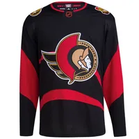 Maillot vierge authentique Reverse Retro 2.0 des Sénateurs d'Ottawa adidas noir pour hommes