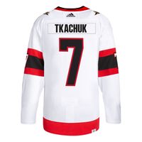 Men's Adidas Brady Tkachuk Black Ottawa Senators Home Primegreen Authentic Pro Player Jersey