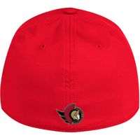 Men's adidas Red Ottawa Senators Structured - Flex Hat