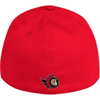 Men's adidas Red Ottawa Senators Structured - Flex Hat