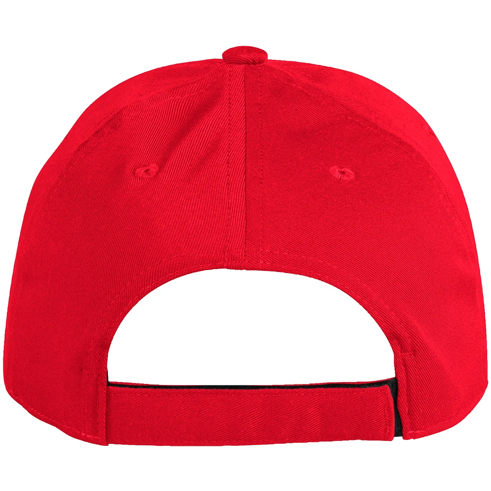 Men's adidas Red Ottawa Senators Three Stripe - Adjustable Hat