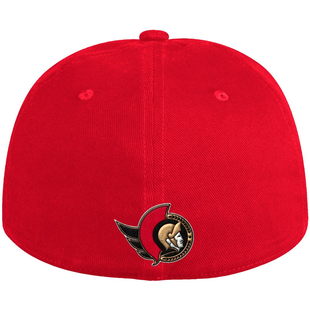 Men's adidas Red Ottawa Senators Washed Cotton - Flex Hat