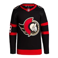 Men's adidas Tim Stutzle Black Ottawa Senators Home Primegreen Authentic Jersey