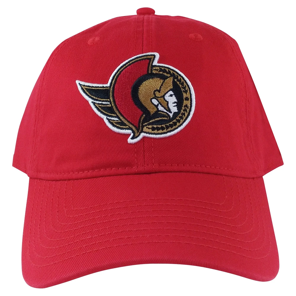 Casquette réglable American Needle Red Ottawa Senators Blue Line pour hommes