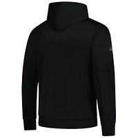Men's Fanatics Black Ottawa Senators Authentic Pro Fleece Pullover Hoodie