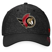 Men's Fanatics  Black Ottawa Senators Authentic Pro Flex Hat